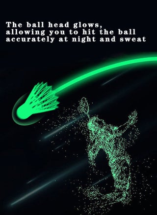 4pcs LED Badminton Shuttlecocks, Lighting Glow in The Dark Night,  For Sports Activities - view 3