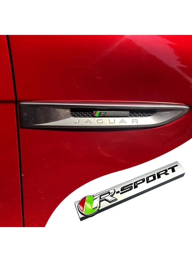 Matte Black R Sport Car Emblem Badge Decoration For Jaguar E Pace F Pace - Image 5