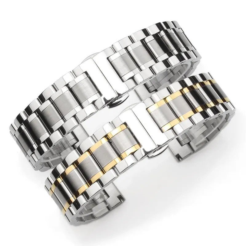 Bluejw Replacement 304 Solid Stainless Steel Metal Watch Strap for Watch Band – Durable, Adjustable, and Comfortable - Image 4