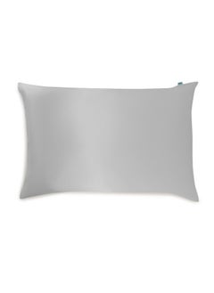 BRIGHTLY LABS Indulge in luxury with our Silver-Infused Mulberry Silk Pillowcase Antibacterial, Skin & Hair Care - Grade 6A Silk with Silver Ion Treatment. King size, Envelope closure for added convenience.  - Image 1