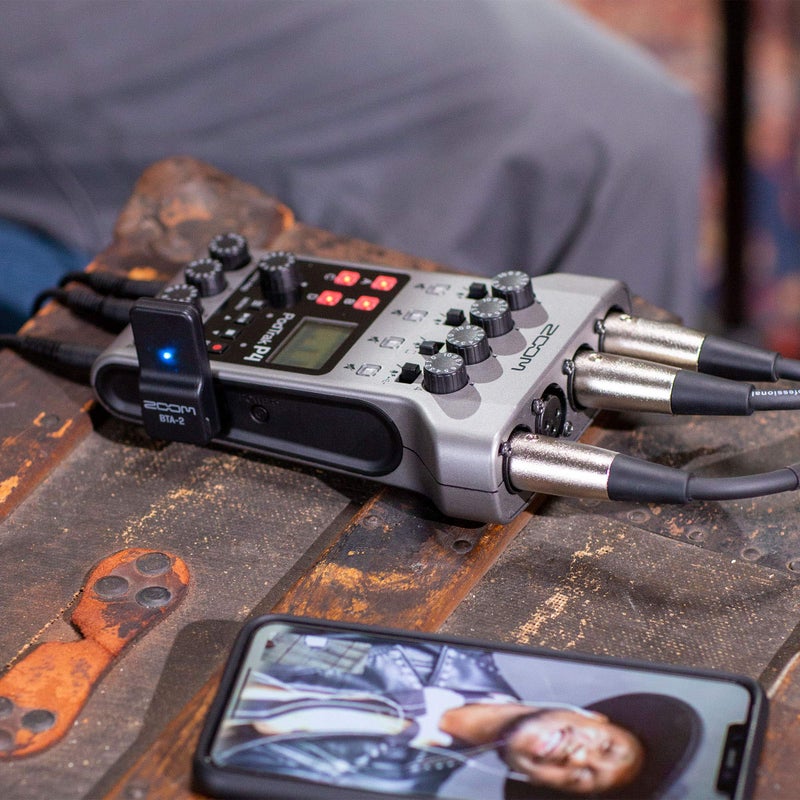 Zoom BTA-2 Bluetooth Adapter for PodTrak P4 and PodTrak P8, wirelessly connect phone to record remote interviews, Black, Small - Image 4