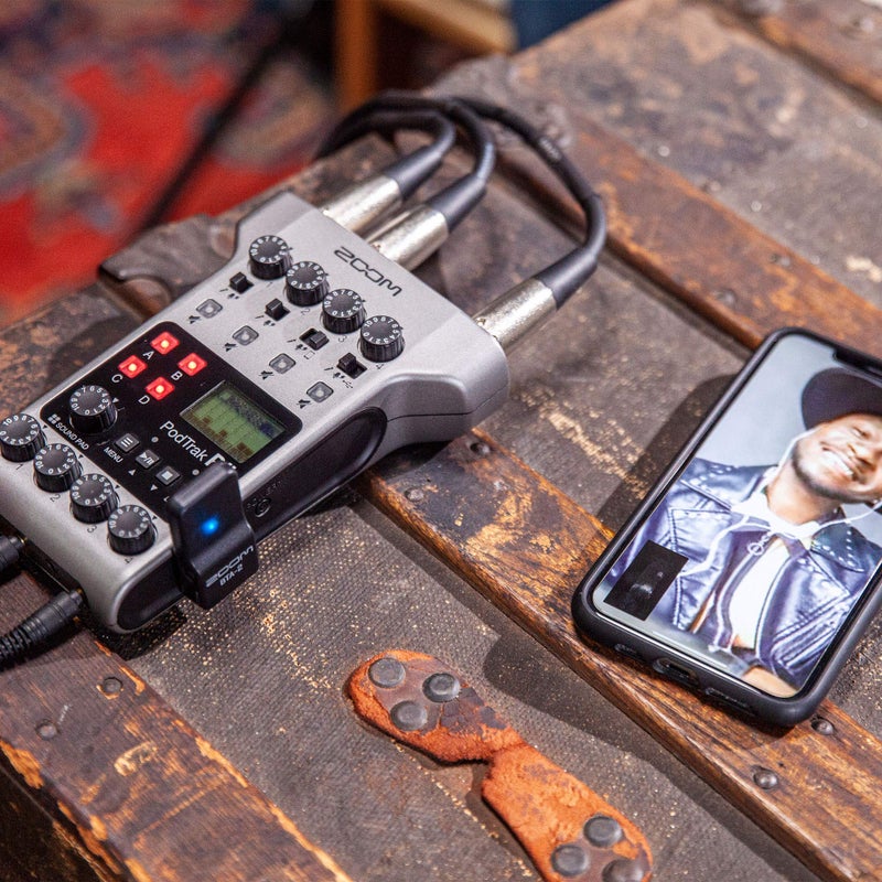 Zoom BTA-2 Bluetooth Adapter for PodTrak P4 and PodTrak P8, wirelessly connect phone to record remote interviews, Black, Small - Image 3