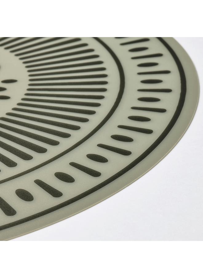 Zaboon Place Mat, Grey-Green/Patterned Plastic, 37 Cm - Image 2