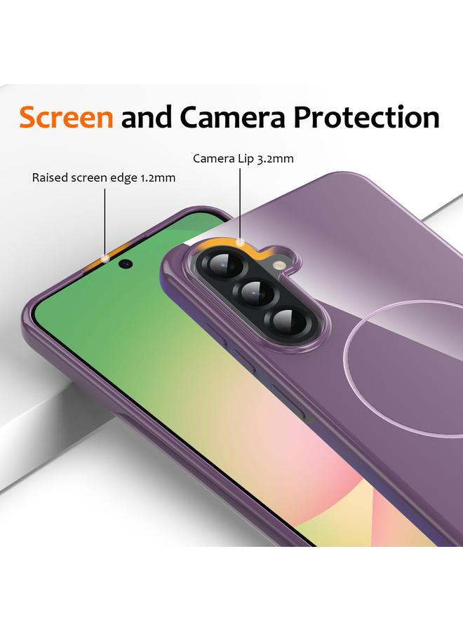 S-TOP Case For Samsung Galaxy A16 4G / 5G Glossy TPU Shockproof MagSafe Phone Case with Lanyard - Image 2