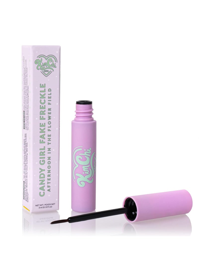 Kimchi Chic - KimChi Chic Beauty Candy Girl Fake Freckle Pen, Natural-Looking and Fast-Drying Faux Freckles Face Makeup, Afternoon In The Flower Field Red-Brown Shade, 0.10 fl oz - Image 1