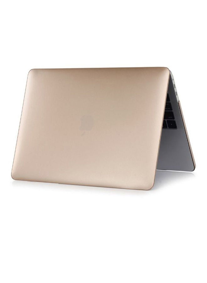 NIBEMINENT Protective Case Cover With Keyboard Skin For Apple MacBook Pro 13.3-Inch Gold  - Image 2