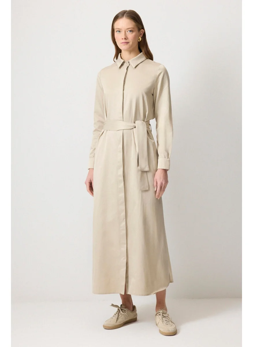 تاتشي Prive Belted Shirt Dress