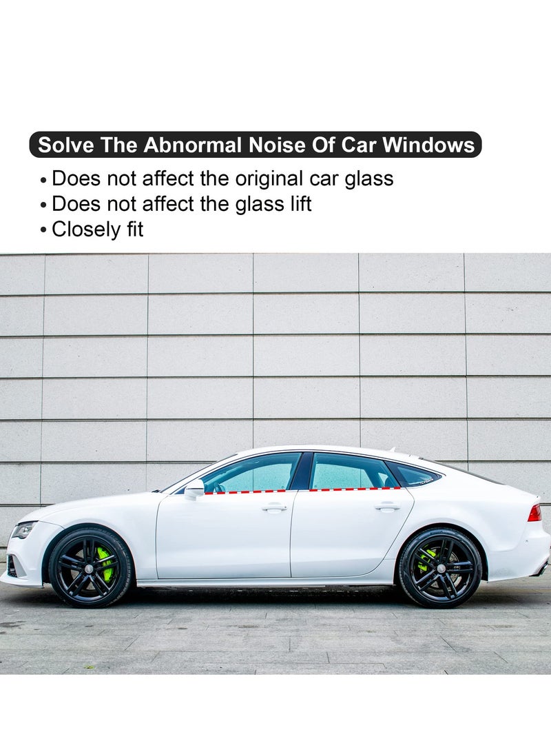 Auto Window Sealing Strip 4M Auto Glass Adhesive Strip Window Seal Universal Self Adhesive Suitable for Windproof Vibration Abnormal Noise Noise Reduction - Image 4