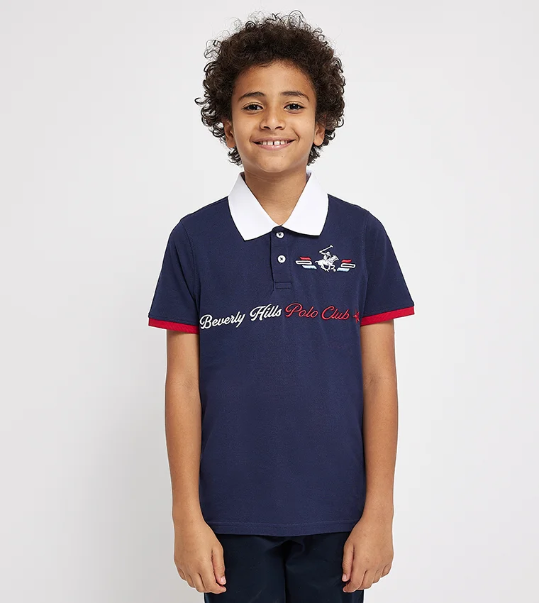 بيفرلي هيلز بولو كلوب تيشيرت بولو سادة