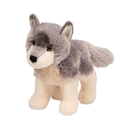 Douglas Ashes Wolf Plush Stuffed Animal - Image 1