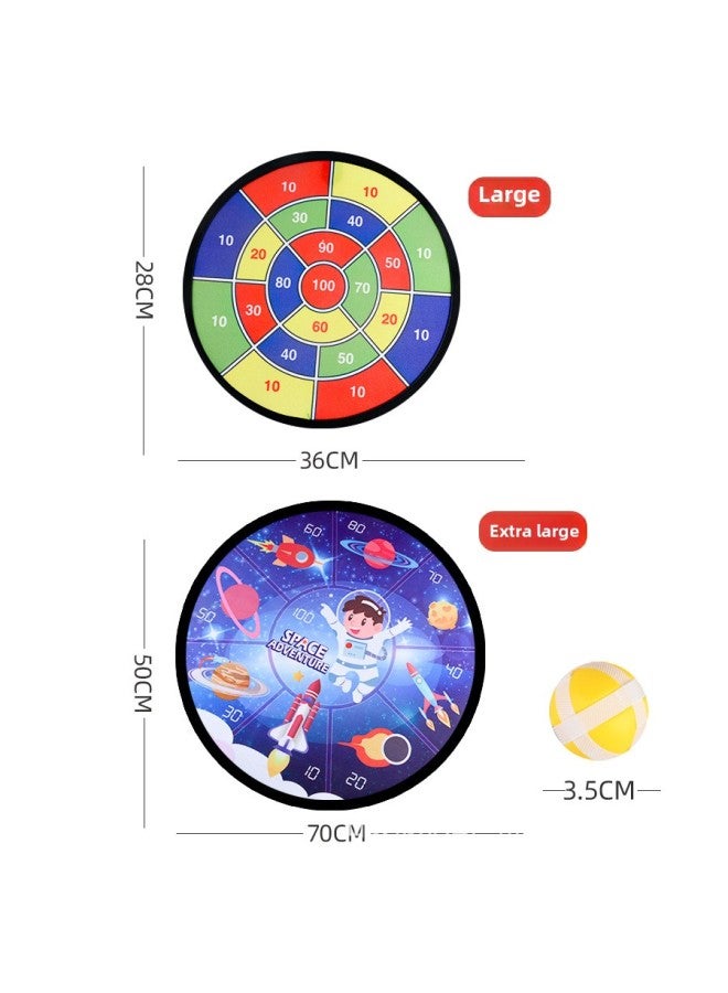 Indoor And Outdoor Sports Dart Board Toy Throwing Target Sticky Ball Children Parent-child Interactive Props-Color:Foldable 66cm Traffic Police Dart Board + 6 Balls + Hook - Image 5
