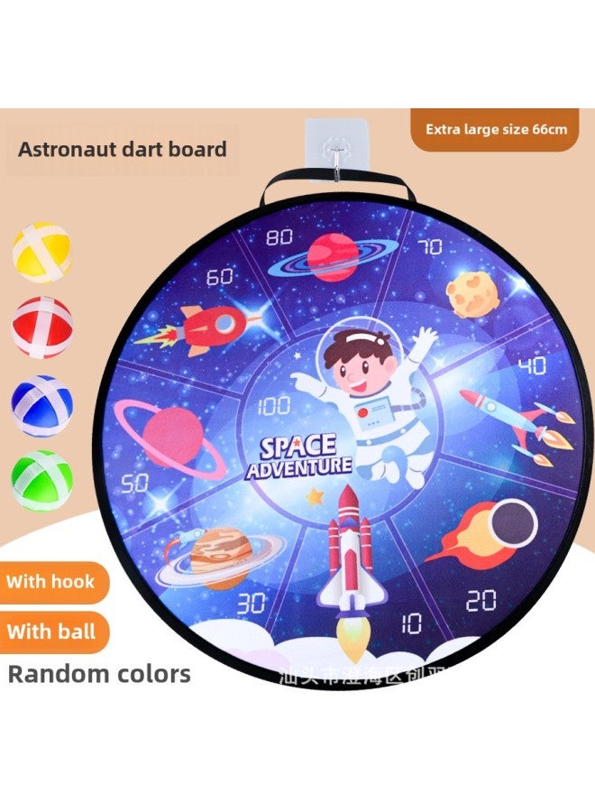 Indoor And Outdoor Sports Dart Board Toy Throwing Target Sticky Ball Children Parent-child Interactive Props-Color:Foldable 66cm Traffic Police Dart Board + 6 Balls + Hook - Image 2