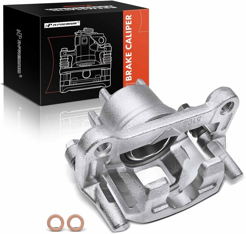 A-Premium Disc Brake Caliper with Bracket for Mitsubishi Mirage 2014-2015 Front Left Driver Side - Image 1