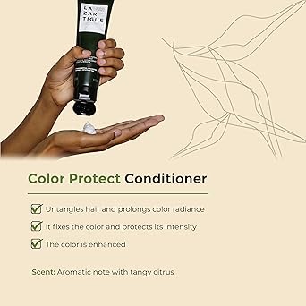 Lazartigue LAZARTIGUE COLOUR PROTECT Hair Dye Conditioner Sulfate and SiliconeFree Hydrating Treatment with Camellia Oil 150m - Image 3