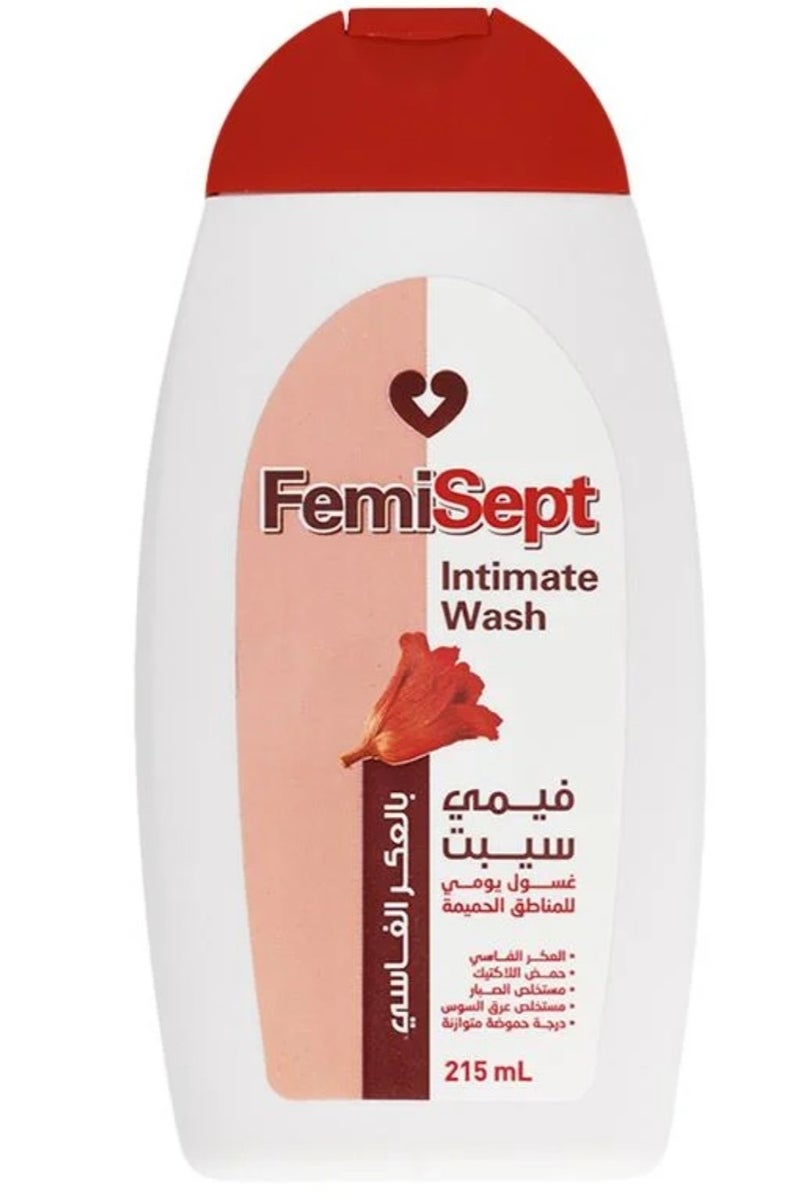 Femi-Sept Daily Intimate Wash with Fassi Aker - 215 ml - Image 1