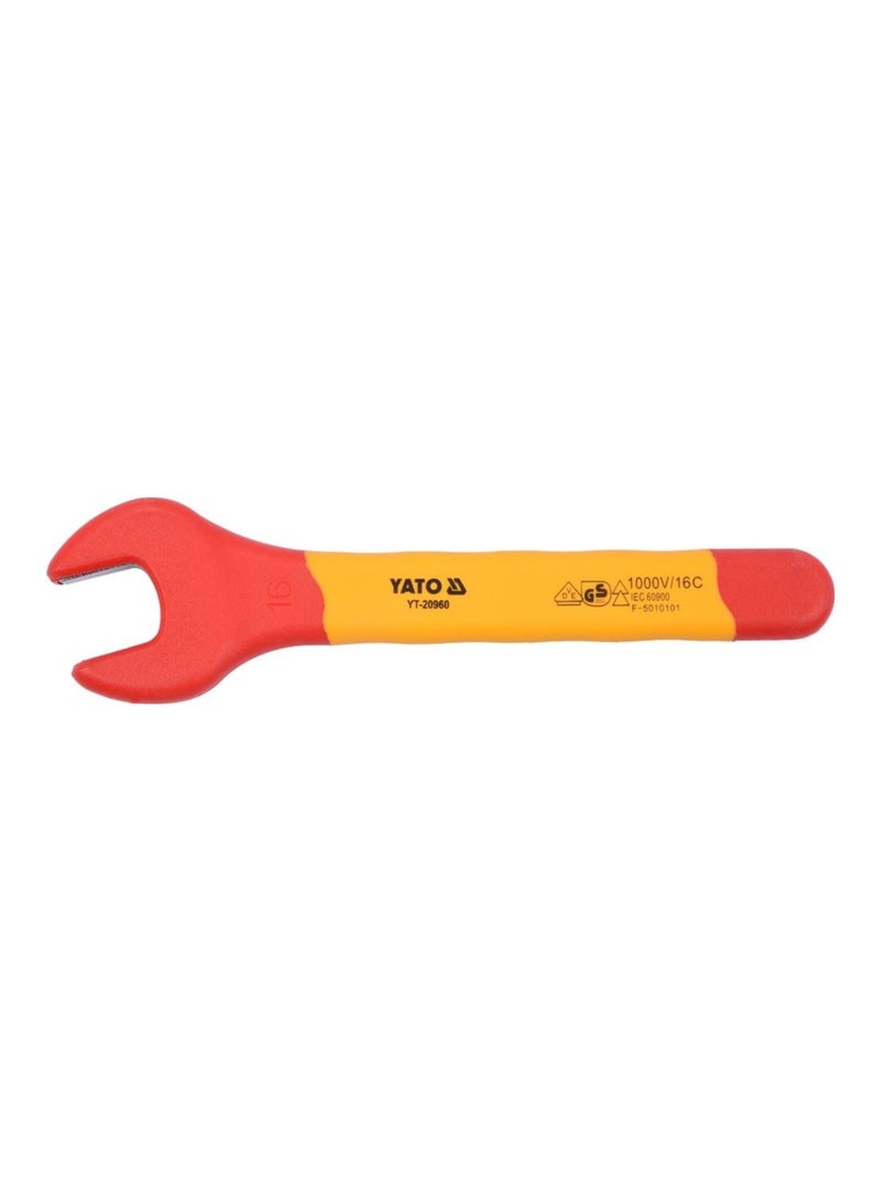 YATO Insulated Open End Wrench 16mm