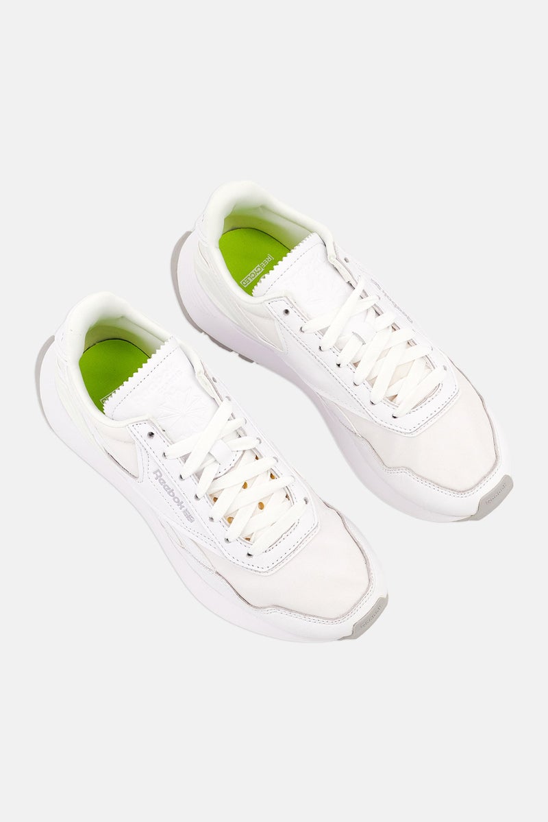 Reebok Kids Boy CL Legacy AZ Lace Up Running Shoes, White  - Image 4