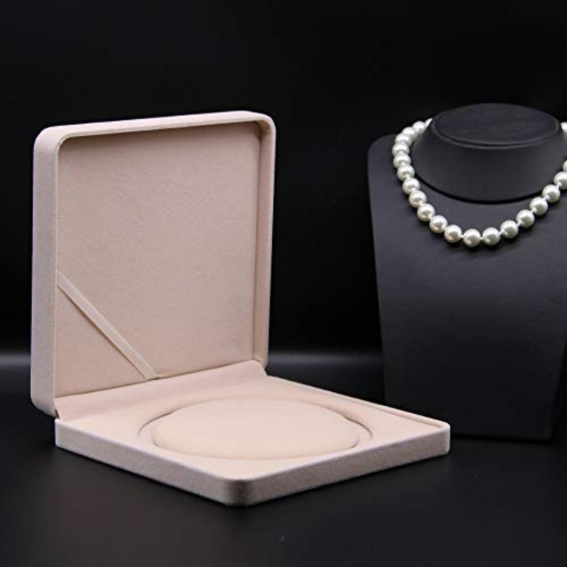 Junning Wedding Jewellery Sets Velvet Box Necklace Gift Display Case Storage Holder - Image 2