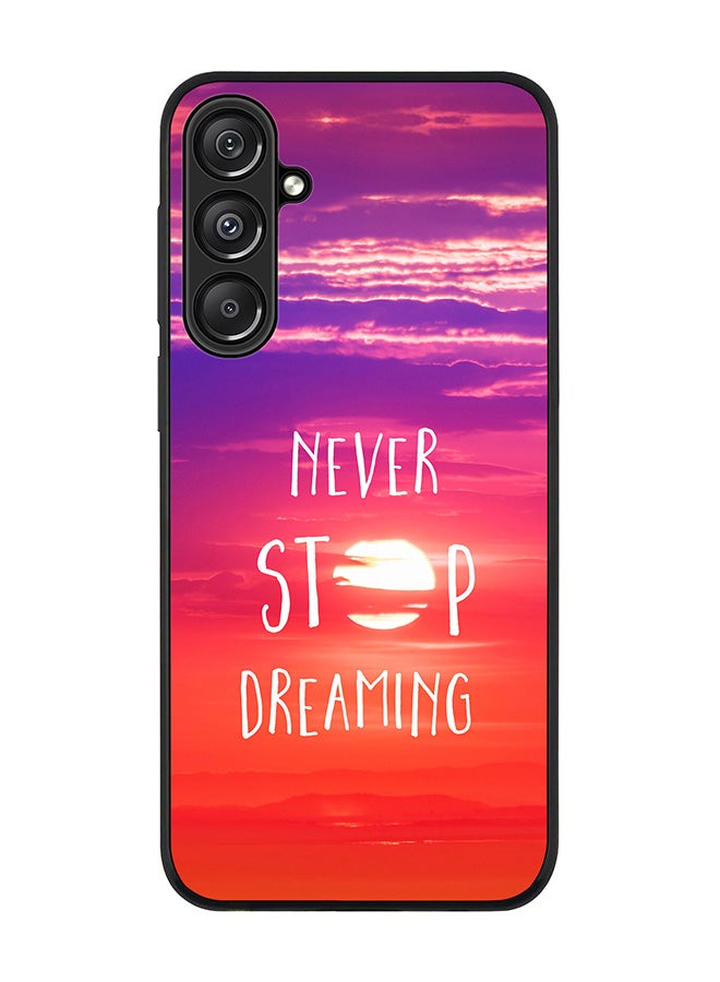 Stylizedd For Samsung Galaxy A16 / A16 5G Case,Slim fit Camera Protection, Shockproof Thin Phone cover - Never stop dreaming - Image 1