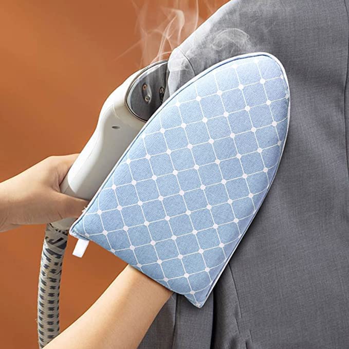 RONFILD Waterproof Garment Steamer Ironing Glove for Travel On Business Trip Portable Ironing Board Mini Handheld Steam Iron Board Heat Resistant Mitt for Clothes Steamers Multi colour - Image 1