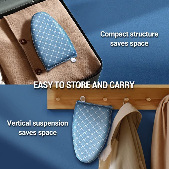 RONFILD Waterproof Garment Steamer Ironing Glove for Travel On Business Trip Portable Ironing Board Mini Handheld Steam Iron Board Heat Resistant Mitt for Clothes Steamers Multi colour - Image 2