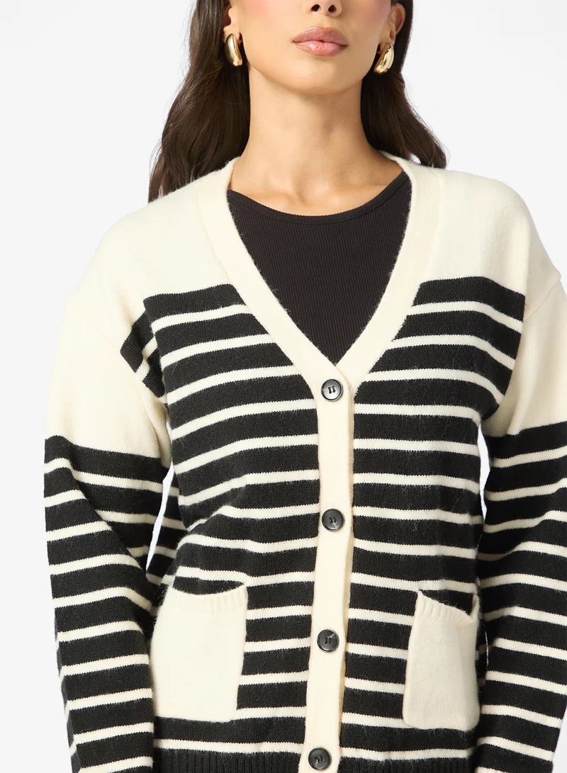 ELLA Stripe Cardigan