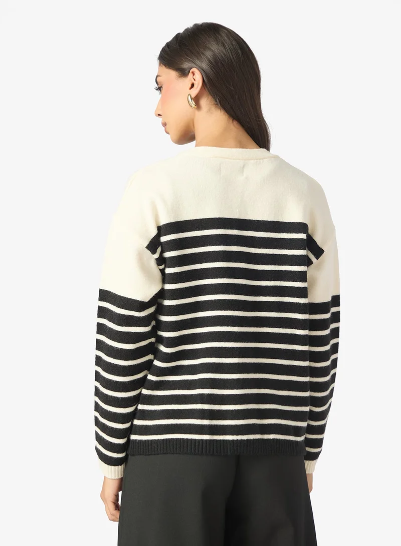 ELLA Stripe Cardigan