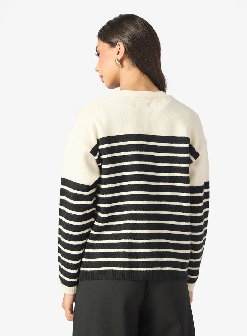 ELLA Stripe Cardigan - Image 3