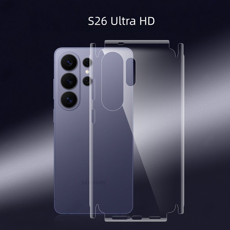 1pc Compatible With Galaxy S26 Plus Back Film Full Edge Full Coverage Hydrogel Side Protection Ultra Thin Frosted Sticker Anti Drop Soft TPU Back Cover Film - Image 2
