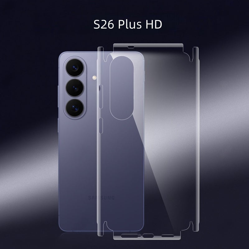 1pc Compatible With Galaxy S26 Plus Back Film Full Edge Full Coverage Hydrogel Side Protection Ultra Thin Frosted Sticker Anti Drop Soft TPU Back Cover Film - Image 3