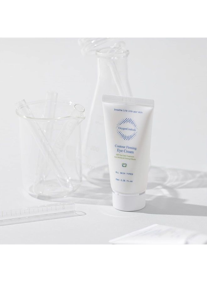 OxygenCeuticals Contour Firming Eye Cream, Premium Anti-Aging Eye Cream for Reducing Dark Circles, Puffiness, Under Eye Bags, Wrinkles and Lines for Men and Women, 70ml/2.36 oz - Image 4