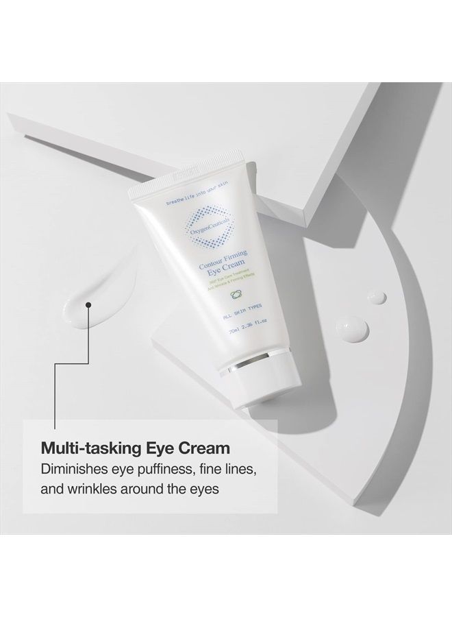 OxygenCeuticals Contour Firming Eye Cream, Premium Anti-Aging Eye Cream for Reducing Dark Circles, Puffiness, Under Eye Bags, Wrinkles and Lines for Men and Women, 70ml/2.36 oz - Image 2