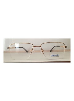Gravity Semi-Rimless Rectangular Eyeglass Frame 2047-C1  - Image 2