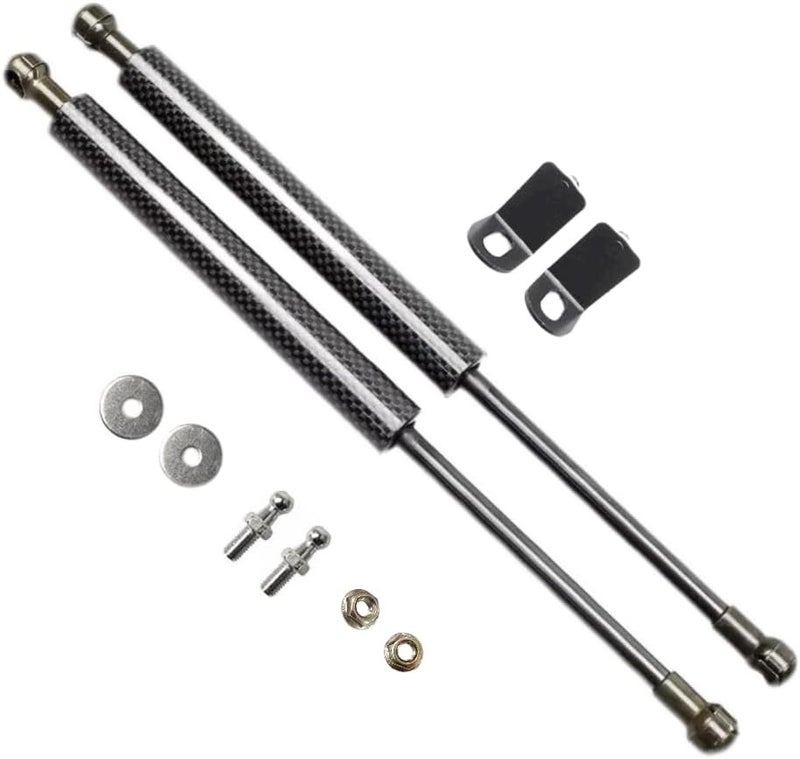 TSUBASA Lift Supports for Mercedes-Benz Sprinter 907 910 VS30 2018-2024 Front Bonnet Hood Gas Struts (Black Carbon Fiber) - Image 1
