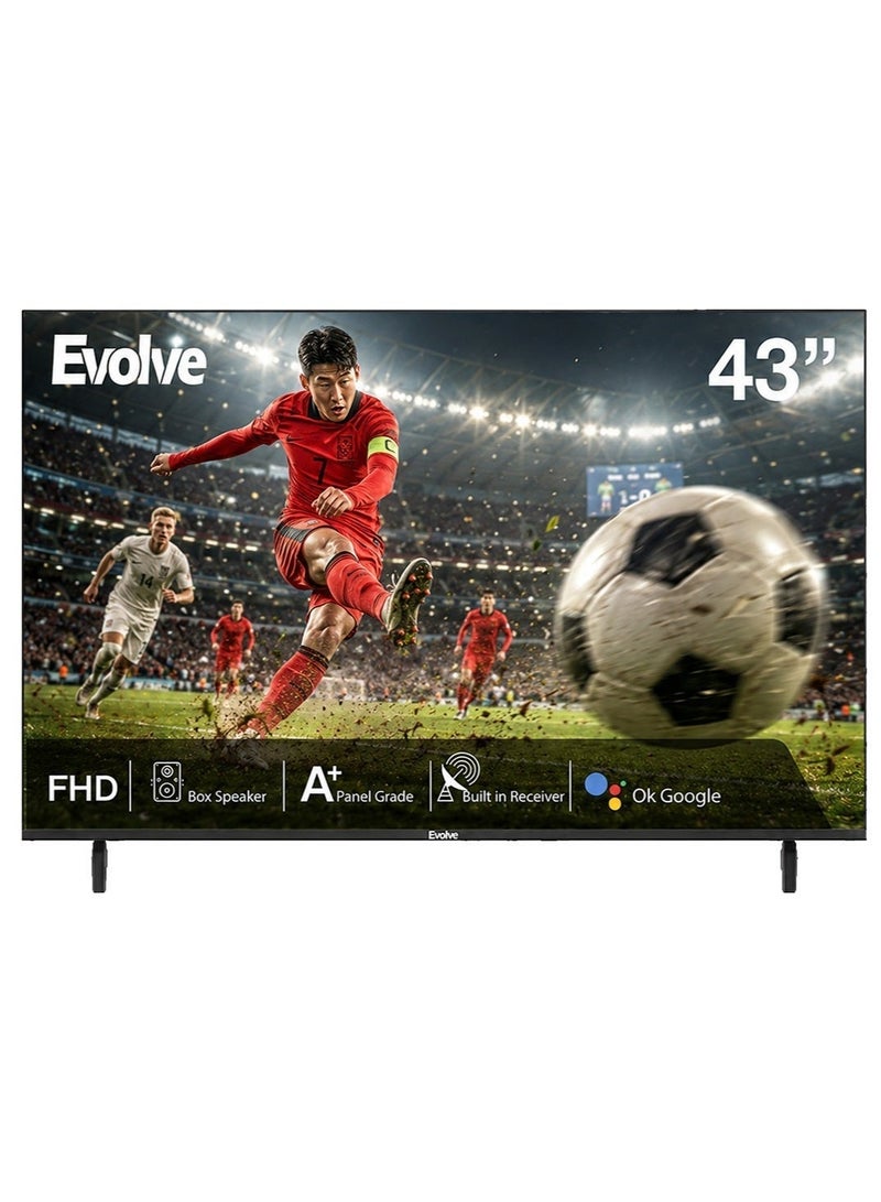 Evolve 43 Inch FHD Smart LED TV Frameless With Built-in Receiver - VLD43SD - Image 1