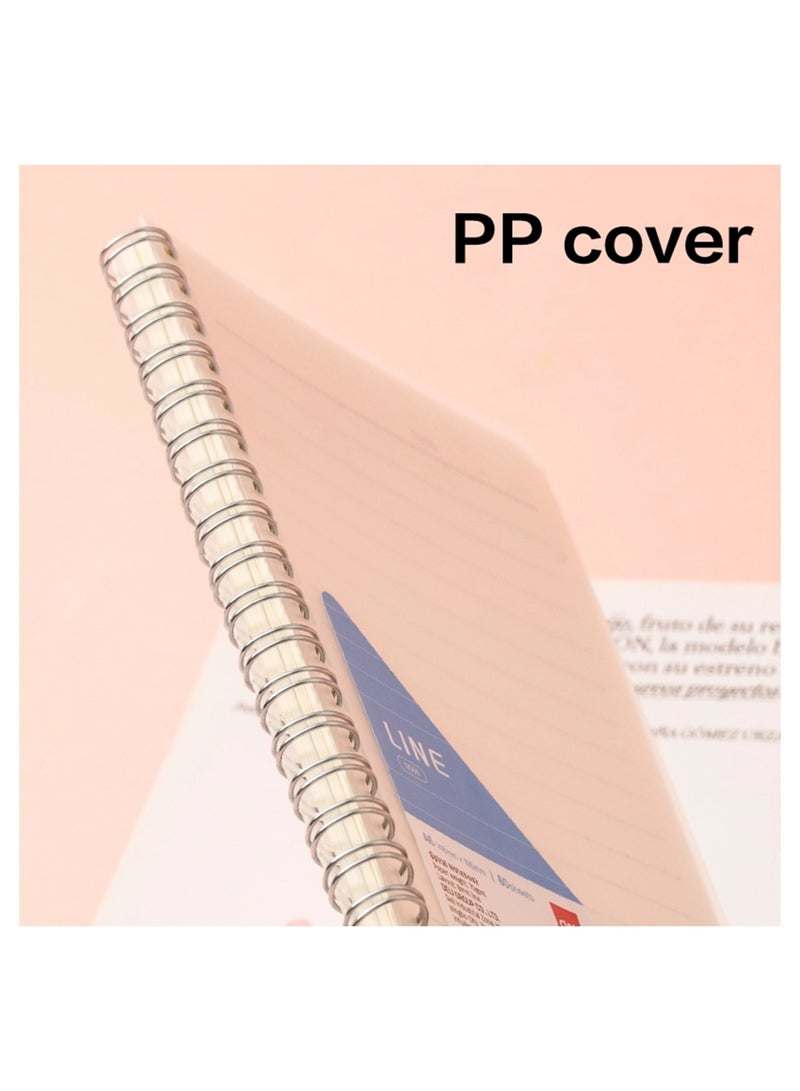 Deli 1-Piece A6 Size Lined Spiral Notebook 60 Sheets 70gsm Thickness  - Image 2