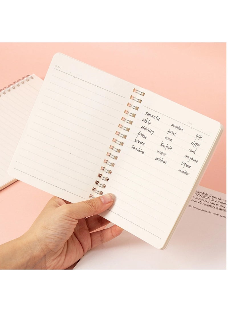 Deli 1-Piece A6 Size Lined Spiral Notebook 60 Sheets 70gsm Thickness  - Image 4
