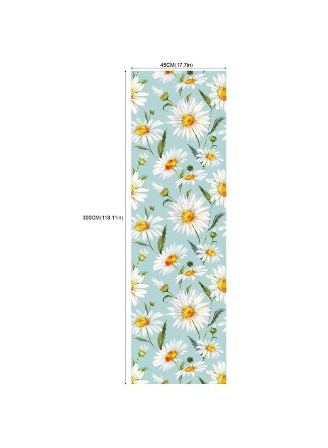 Bluejw Small Fresh Green Plant Flower And Leaf Lemon Self-adhesive Wallpaper Wallpaper Bedroom Hotel Decoration Wallpaper RW181-200 - Image 1