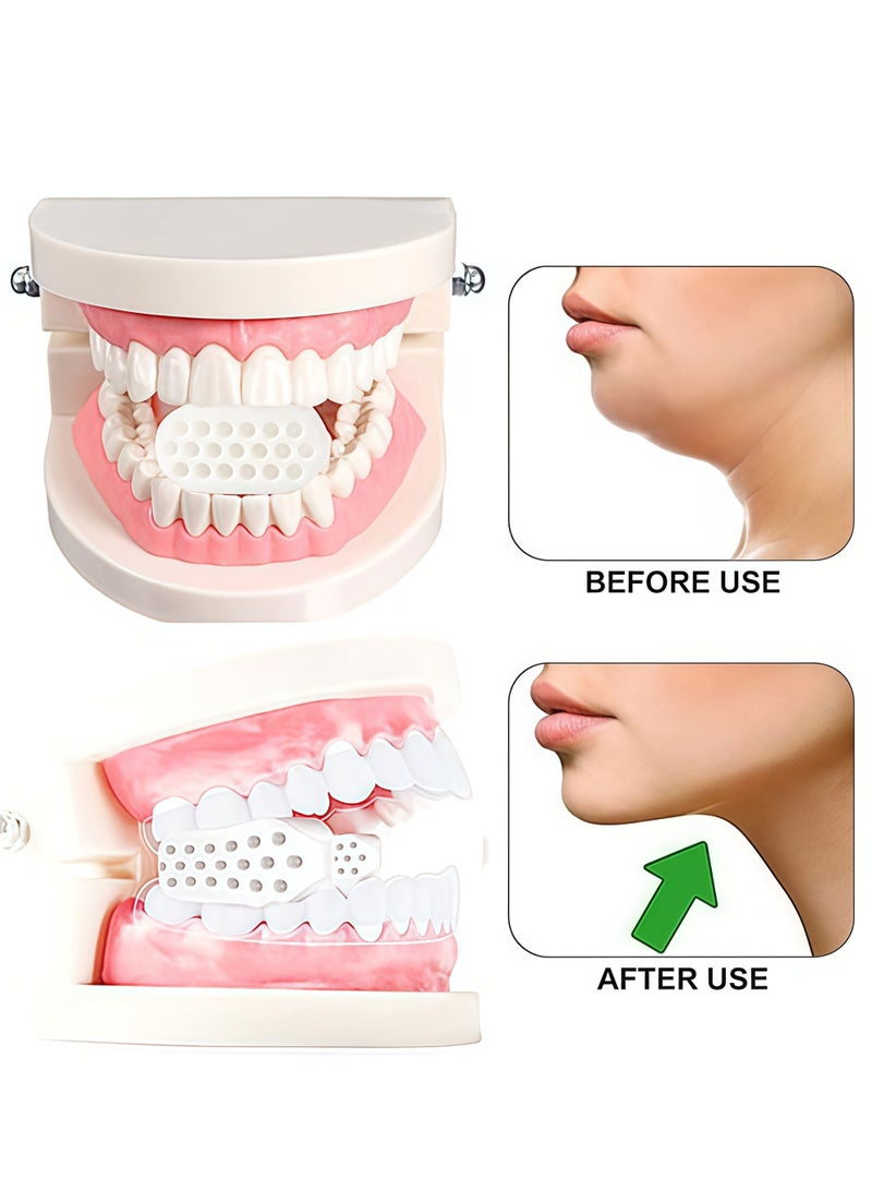 12 Pieces Jaw Exerciser for Men and Women Food Grade Silicone Face Shaper Set Jawline Sculpting Tool Double Chin Reducer Chewing Trainer BPA Free for Beginner Intermediate Advanced Users,Grey and Black - Image 3