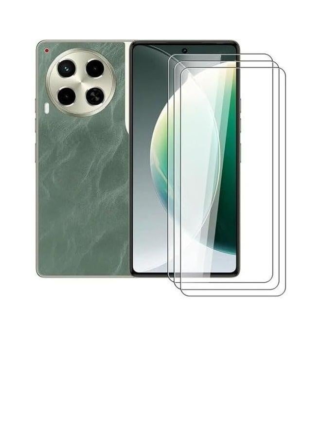 【3 Pack】 Tempered Glass Screen Protector Compatible with Tecno Camon 30 5G, Premium 0.3mm 9H Hardness 2.5D Film, Anti Scratches  - Image 1