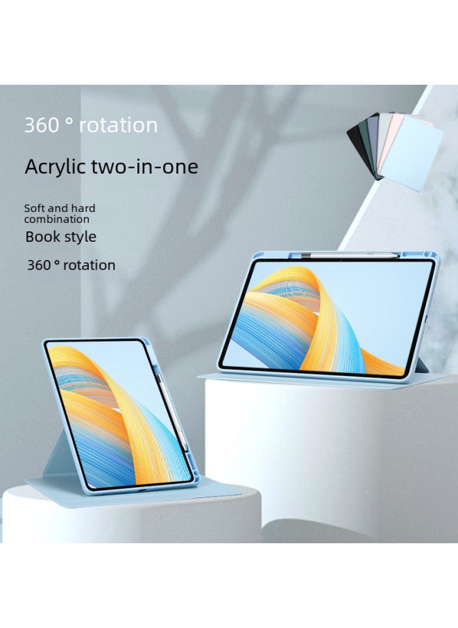 Generic - Digital Computer/tablet Protective Case Durable Shockproof Cover Waterproof Splash-proof Dust-proof For Ipad 10.2 2019/2020-Color:White Ice Blue ]-Applicable Model:Glory Tablet V6(10.4 Inches) - Image 1