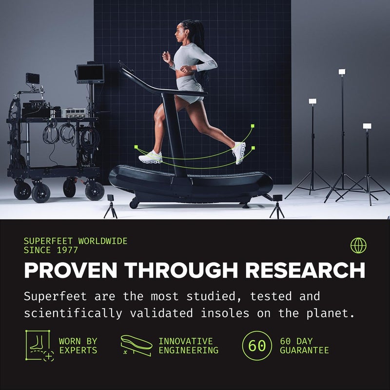 Superfeet All-Purpose Support Medium Arch Insoles (Blue) - Trim-To-Fit Orthotic Shoe Inserts - Professional Grade - Men 7.5-9 / Women 8.5-13 - Image 4