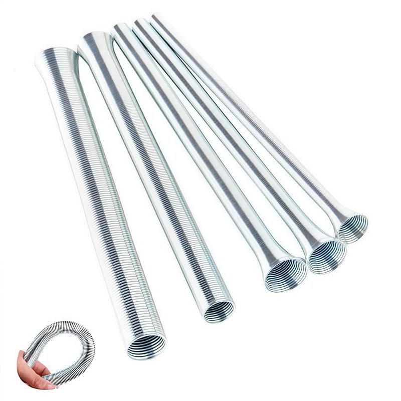 BRYHZKCM BRYHZKCM Spring Tube Benders Tubing Benders Spring for Pipe OD14 516 38 12 58 Inch Tube Bender Kit for Copper Aluminum Thin Wall Steel Tubing 5 Pieces 