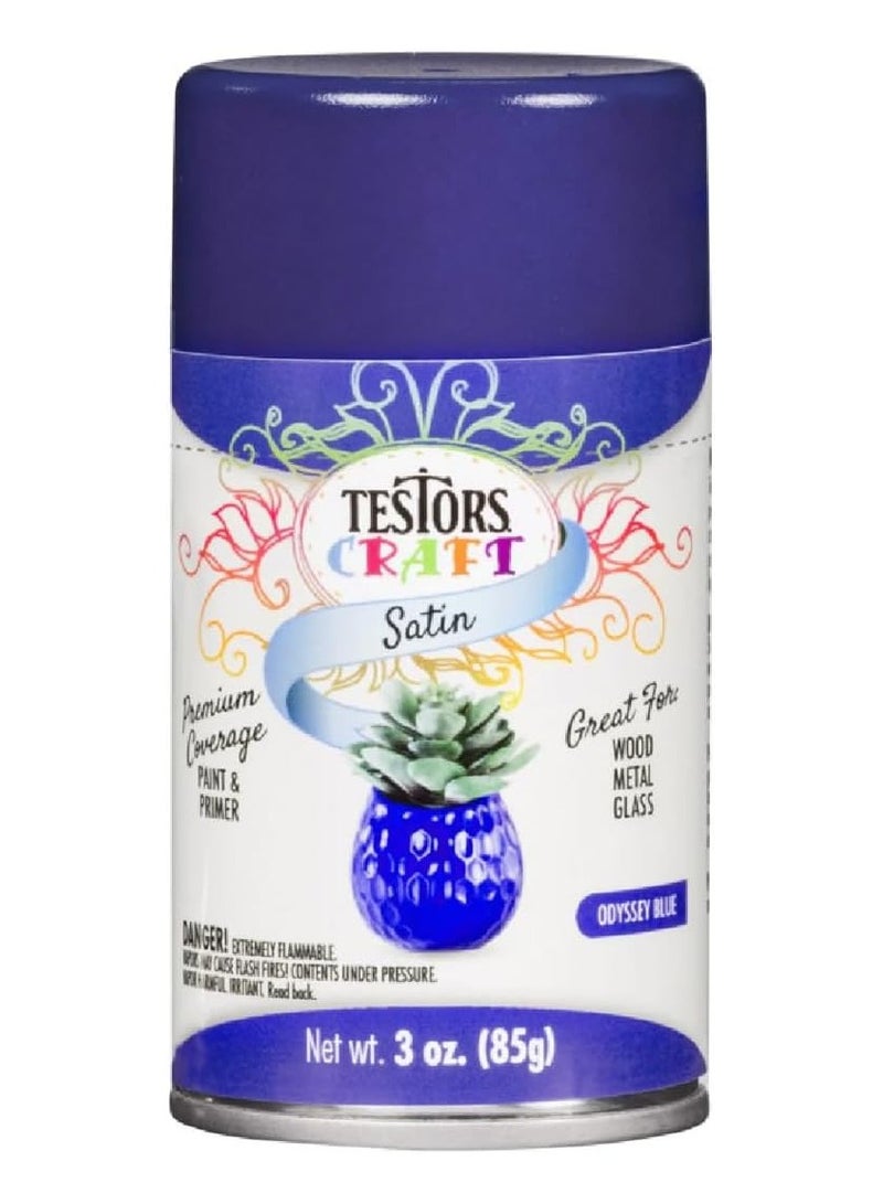RUST-OLEUM Testors Craft Aerosols 3oz - ODYSSEY BLUE - 321204
