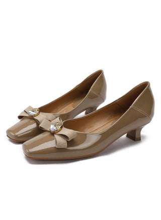 Square Heels With Shallow Heels Brown - pzsku/Z4D34BA0FC104ADFB3329Z/45/_/1677039657/e1cf1ac1-a39d-4f4b-b95e-76b01071072a