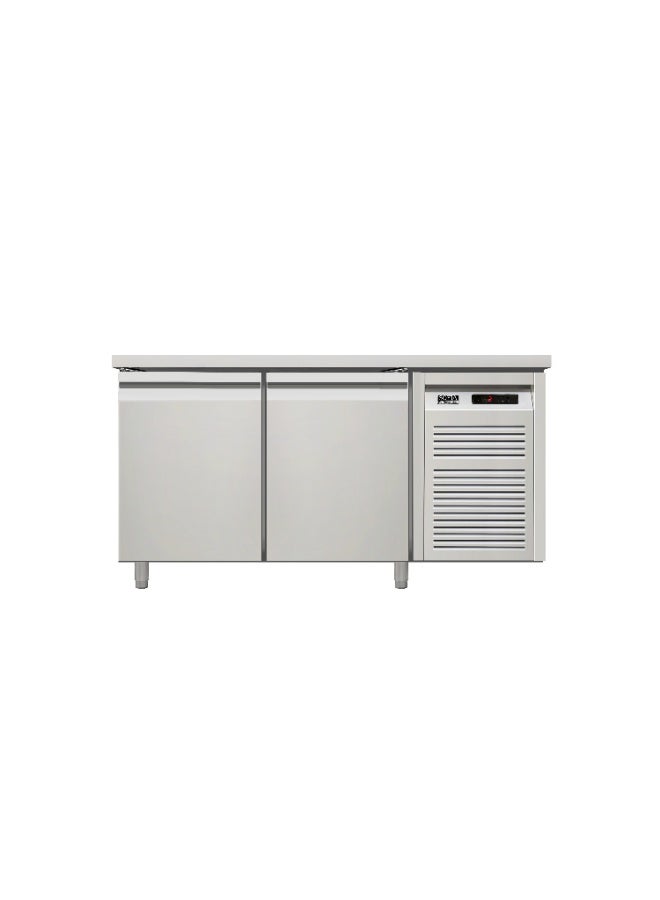 Sofia Refrigeration Commercial Refrigerator Undercounter Two (2) Doors Chiller Stainless Steel 360 Liters Capacity Low Noise Energy Efficient Restaurant Kitchen Refrigerator - Image 2