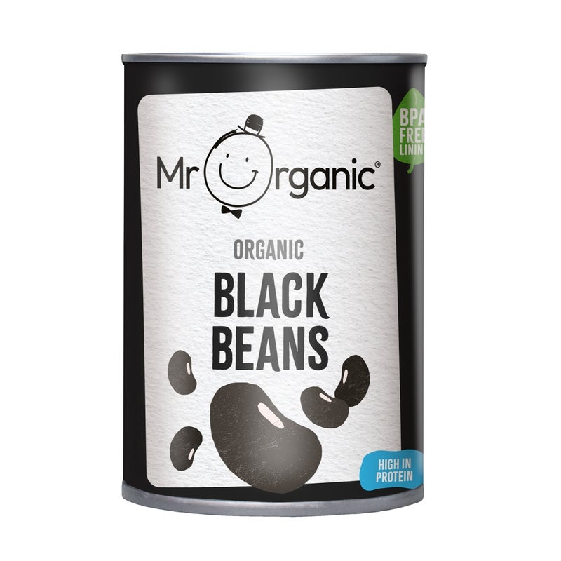 Mr organic Black Beans, 400g, UK - Image 2
