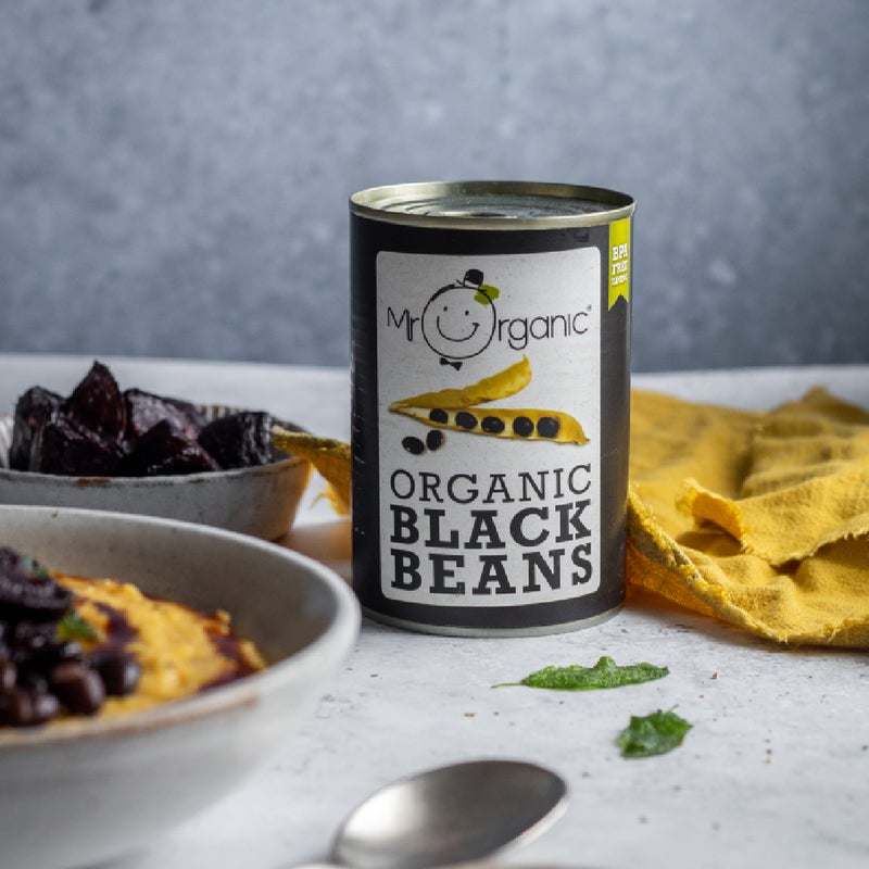 Mr organic Black Beans, 400g, UK - Image 3