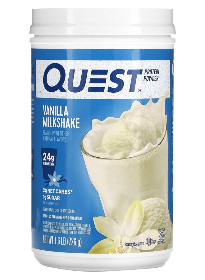 QUEST NUTRITION Protein Powder Vanilla Milkshake 1.6 lb (726 g) 