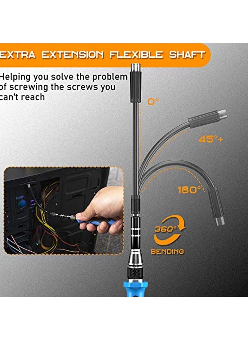 Generic - Small Screwdriver Set Precision Screwdriver Set - 122 in 1 Magnetic Mini Computer Screwdriver Kit ​with Case Repair Screw driver Kit for Computer Eyeglass PC Laptop Mobile Phone Watch Camera TV - Image 1